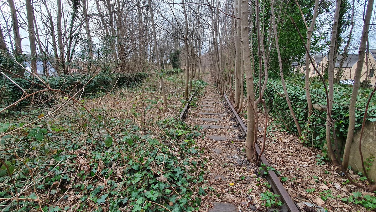 More of the line from Skelton Jnc to Partington/Glazebrook including the remains of platforms at Broadheath.