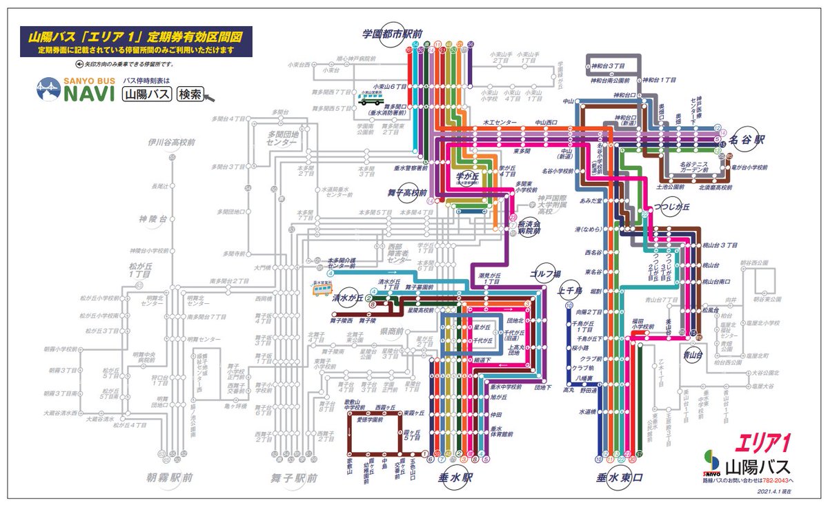 まずは”エリア1定期券” 当社の単独運行路線のほとんどでご利用