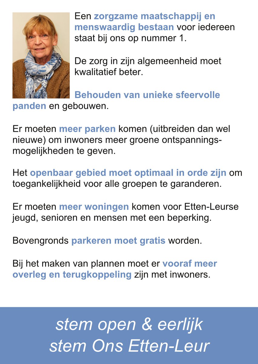 onsettenleur's tweet photo. #OnsEttenleur  #ZorgzameMaatschappij #OpenEnEerlijk
Denise Huijbregts René Verwijmeren Lia Boeren https://t.co/9ba2NqXu7h