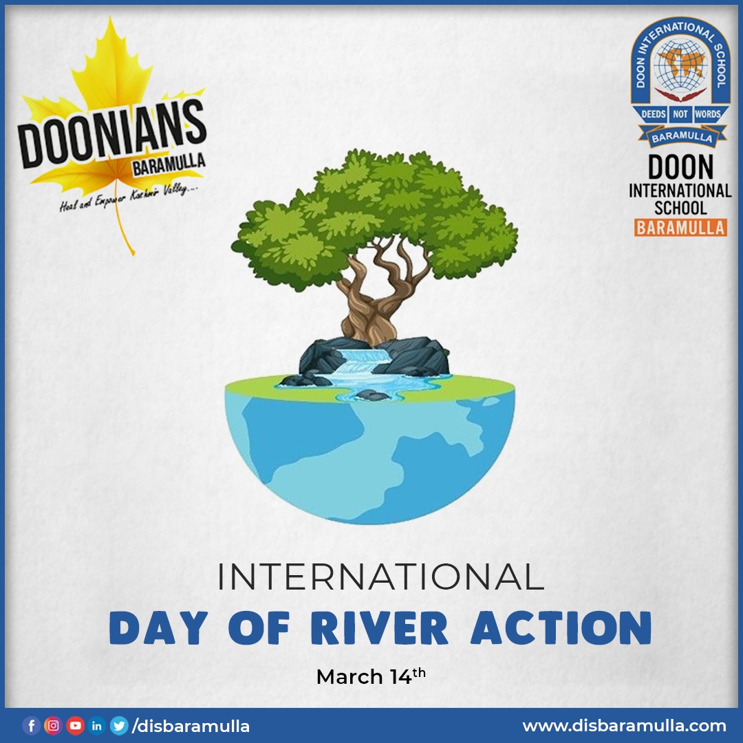 Remove the trash, let the water Splash.. Rivers are our lifeline
International Day of Action for River
#internationaldayofactionforriver