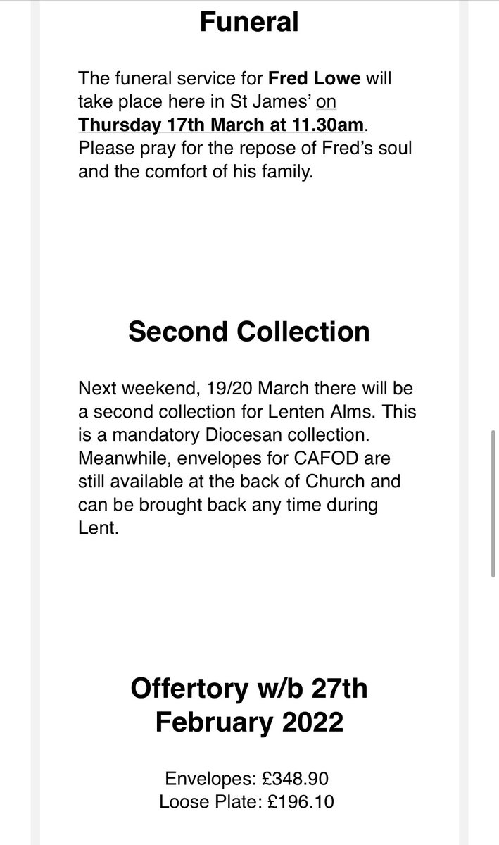 SeftonSouthDean's tweet photo. Newsletter for Saint James’, Bootle. https://t.co/rCBlL1cLXM