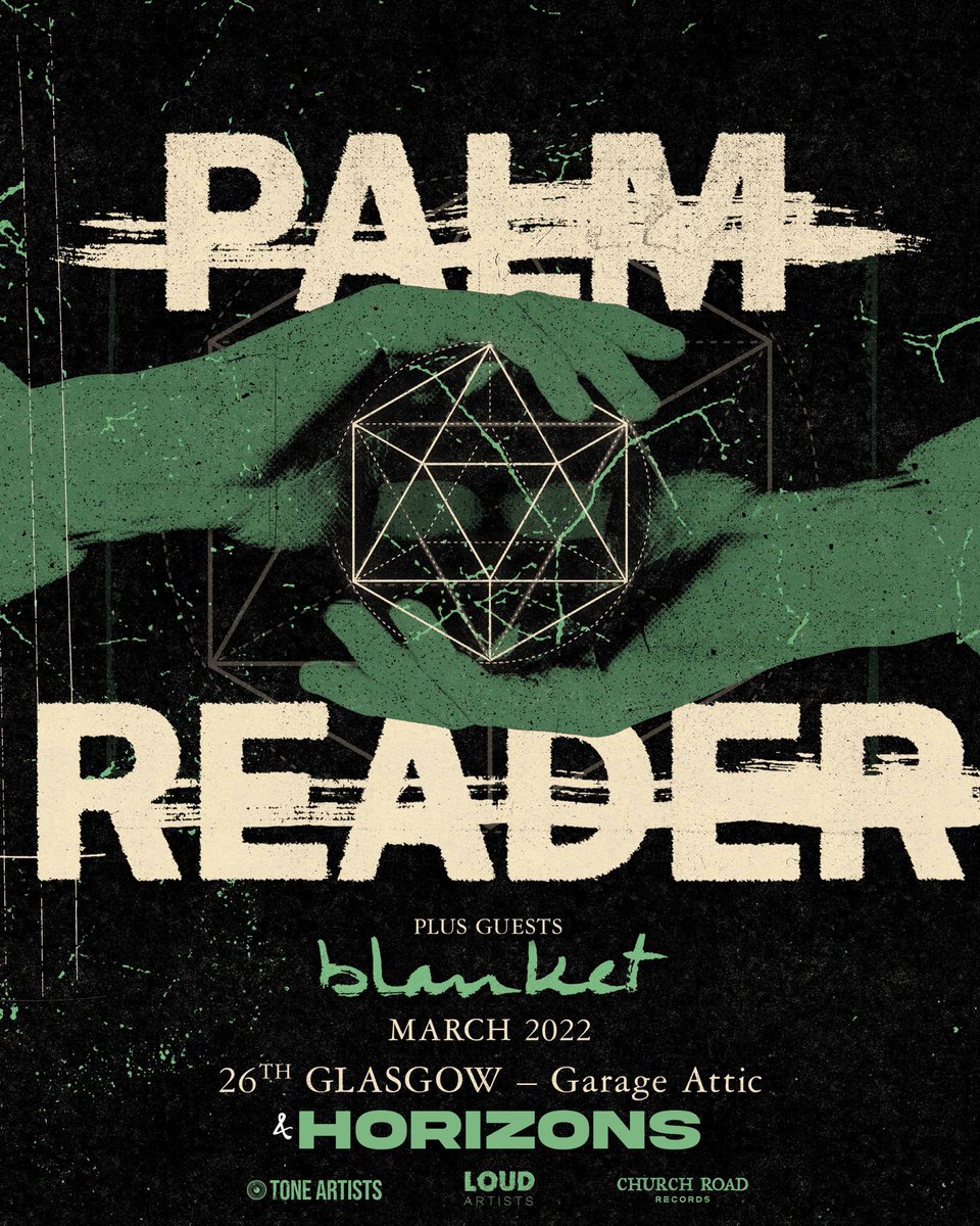 Don’t forget our first show of the year with @wearepalmreader and <a href="/BlanketOfficial/">blanket</a> is a couple of weeks away! Grab a ticket and let’s make the first show of the year a belter! 

horizonsofficial.com/shows

#livemusic #glasgow #palmreader #blanket #horizons #thegarage