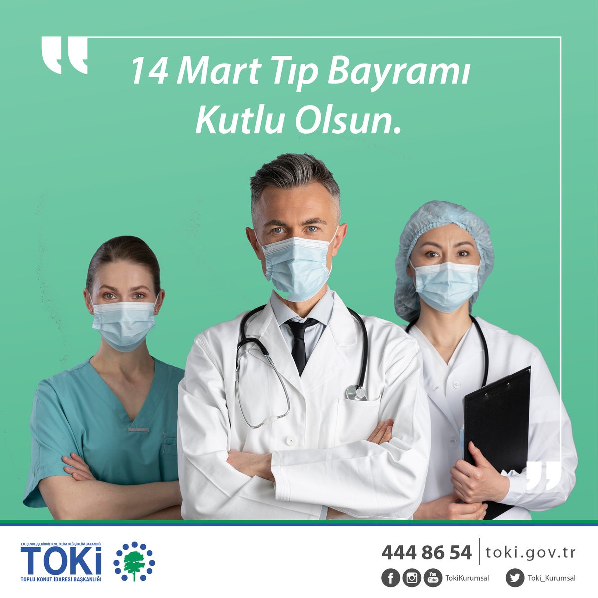 Gece gündüz demeden fedakarca çalışan tüm sağlık çalışanlarımızın #14MartTıpBayramı kutlu olsun.