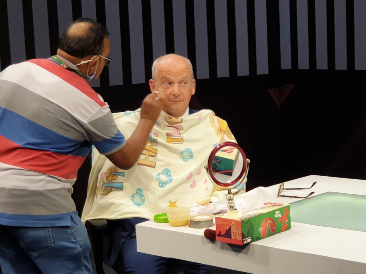 NLinBD1's tweet photo. Great to visit the studios of @channelionline and be interview by its famous host @shykhseraj. Talked about 50 years of friendship and cooperation between Bangladesh and the Netherlands and the promising future in our relationship with transition from aid to trade. #NLBD50 https://t.co/10J26gajMI