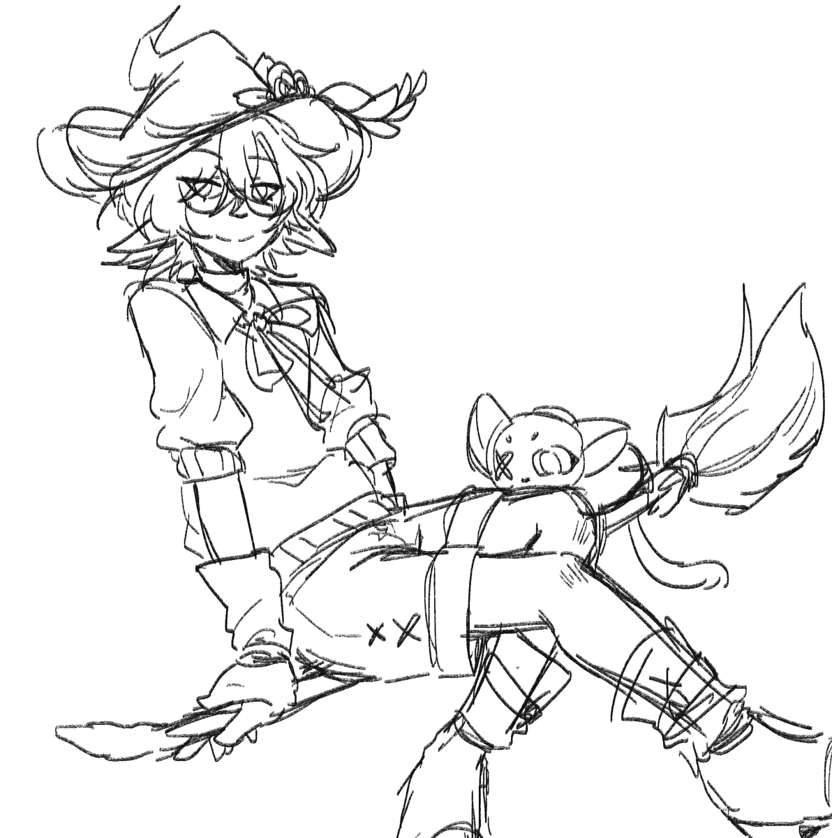 atelier_basil's tweet photo. most witches have a broom right lol
#basillust #envtuber #vtuber https://t.co/gVWckzUCmX