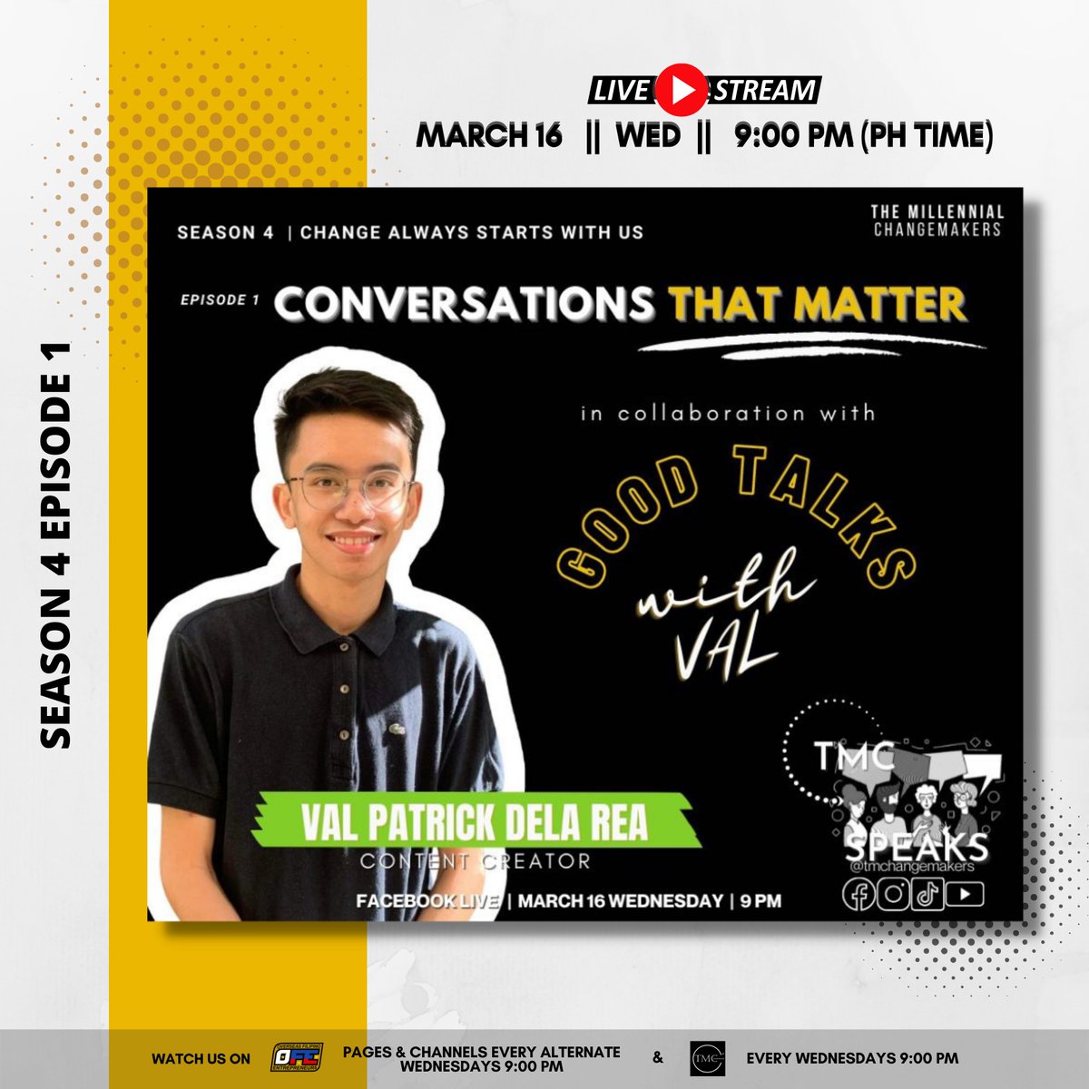 ofentrepreneur1's tweet photo. Happy Monday mga ka-OFE at Changemakers!

You can catch us live in these links below:
Facebook: https://t.co/aD7gzanFJz
Youtube: https://t.co/3UifXhTQ0K https://t.co/cbdpWAsVye