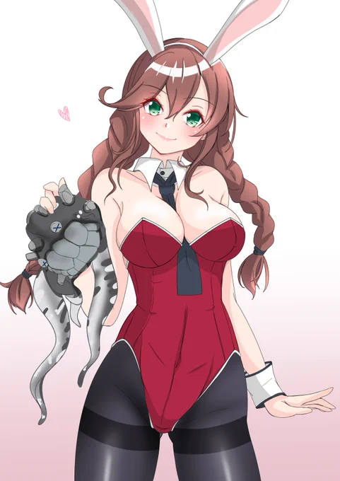 うさぎさんをあなどってはいけない🐰
Have to be afraid. The most dangerous bunny🐙 