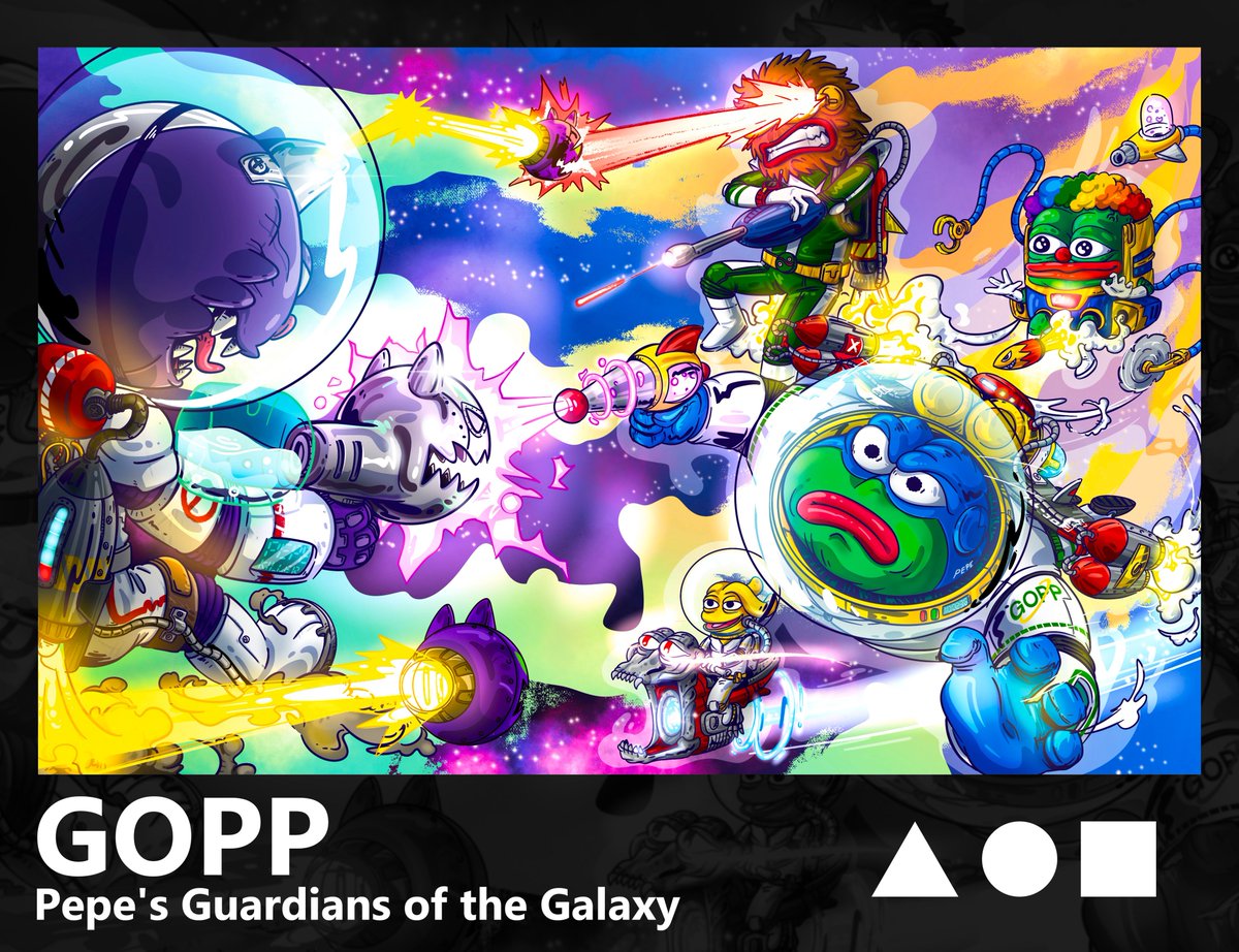 Pepe's Guardians of the Galaxy
The Guardians are battling an extraterrestrial skull cat villain.
Fomat : JPEG
Dia : 4000 x 2500 px
Hope you like this one🐸💯 <a href="/jaggedsoft/">jagged</a> <a href="/jaggedVIP/">SKOPfather</a>
 
foundation.app/@Ayimji/ayimji…

#FrogFam #NFT #Nftart  #NFTCommunity #nftcollector #pepethefrog #pepe