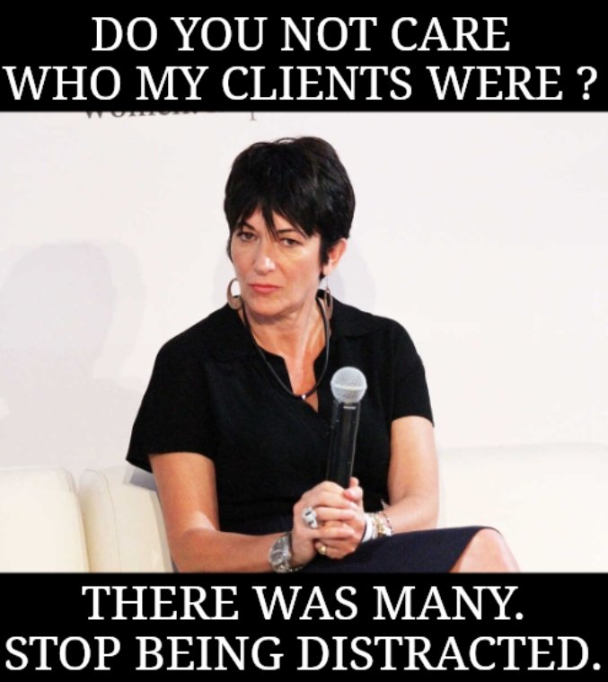 Jury finds Ghislaine Maxwell guilty of sex "trafficking" a minor?
[WHO] are the clients?
There are many.