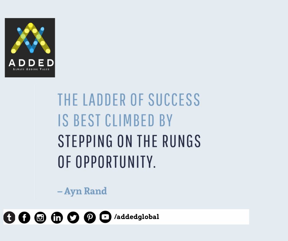 AddedGlobal's tweet photo. "If opportunity doesn't knock, build a door."
#addedtech #instagram #marketing #linkedin #entrepreneur #entrepreneurquotes #mondaythoughts #motivation #motivationalquotes #success
Visit Us https://t.co/2370aJBdNX https://t.co/augWwgpPQI