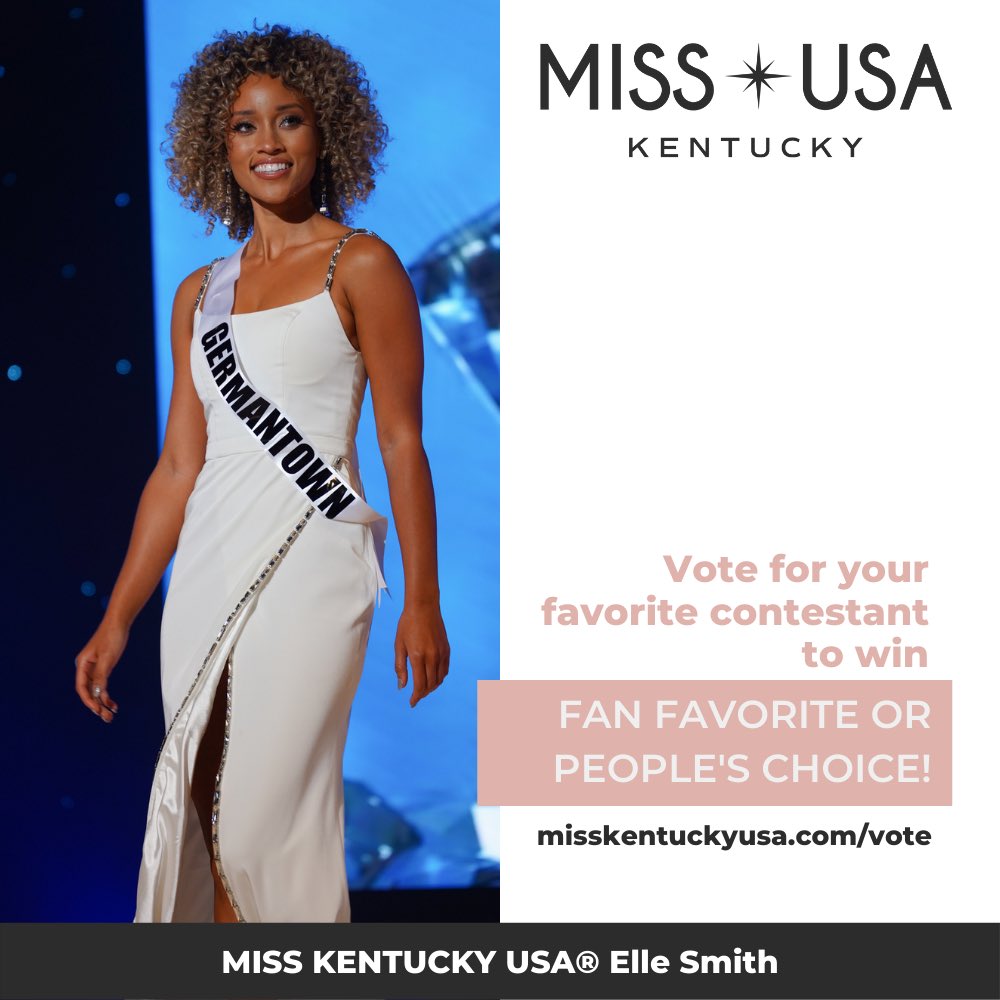 Vote today for the #MissKentuckyUSA Fan Favorite and People’s Choice Awards! 🌸➡️ misskentuckyusa.com/vote {📸: <a href="/edwinshawphotog/">Edwin Shaw</a>} <a href="/RealProcProdMUO/">Proctor Productions</a>