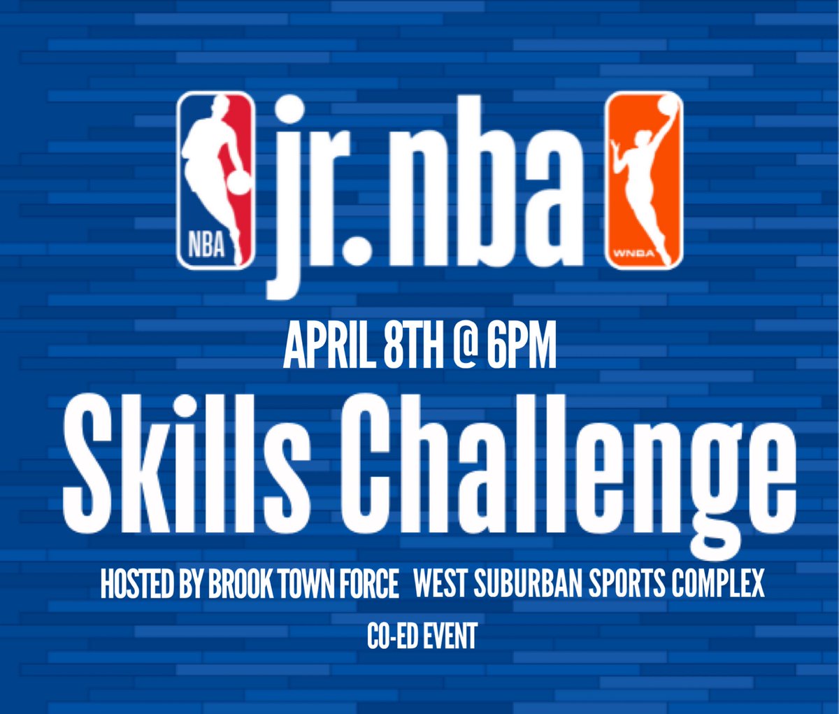 MrSchinKerr's tweet photo. @jrnba Skills Challenge April 8th 6pm Hosted by @brooktownforce boys &amp; girls ages up to 13yo! @wssportscomplex ⬇️⬇️🔥🏀registration below🏀🔥⬇️⬇️ https://t.co/yW2tkvfrFk https://t.co/Dp5LIIzCed