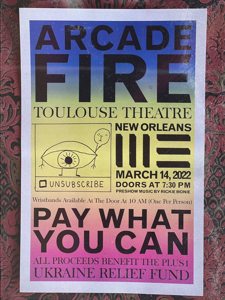 Arcade Fire Announce Last Minute Ukraine Benefit Show In New Orleans