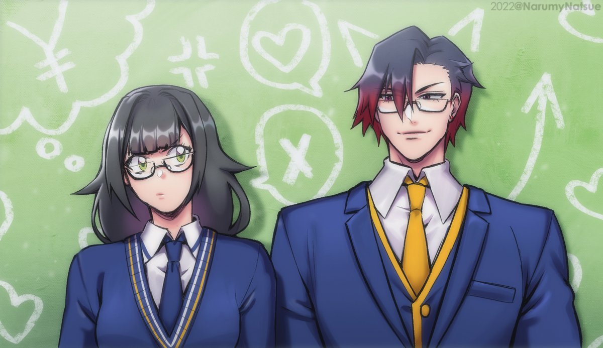 NarumyNatsue's tweet photo. Amo a estos dos 💚💜 https://t.co/64HUXwKk66