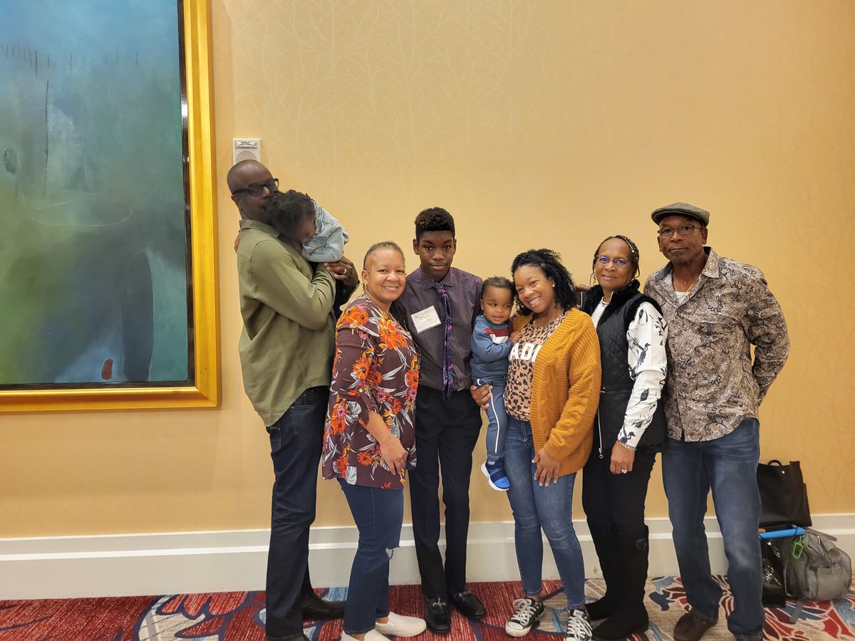 SLong75's tweet photo. Support from families means so much. They drove to Orlando to support the kids tonight at the AwardCeremony. @FloridaFBLA_PBL @DanteJones_HCPS @LarissaDL #memories https://t.co/OU6m8y0d0l