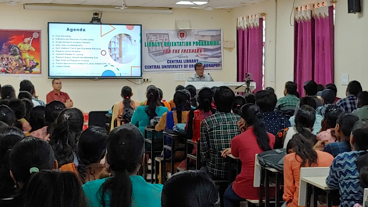 CUOLibrary's tweet photo. Central Library, Central University of Odisha successfully organised a two-days “Library Orientation Programme - 2022” for the newly admitted students and research scholars on 10th and 11th March 2022. https://t.co/crzgG5ucRq