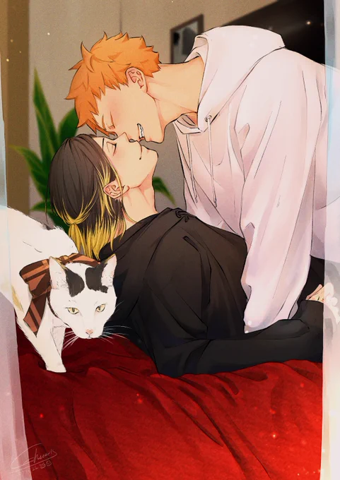 0314 🐱🍊
#研日 #kenhina 
#ハイキュー 