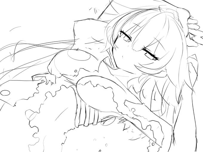 今描いてる絵です 