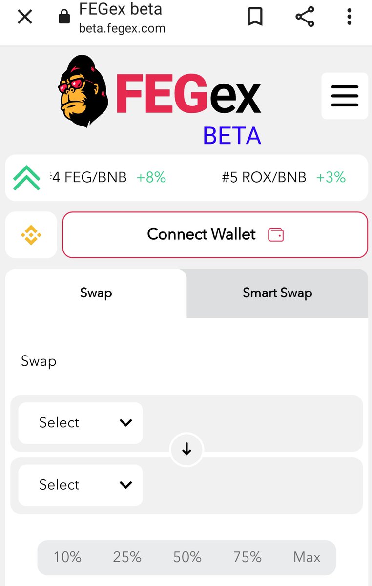 crypto_niazi's tweet photo. The NEW FEG exchange...Love it!!! 😍 #FEGexV2 #FEGexV3 #FEGex #FEG #FEGtoken #SmartDefi #UI https://t.co/xFdk7sqyDY