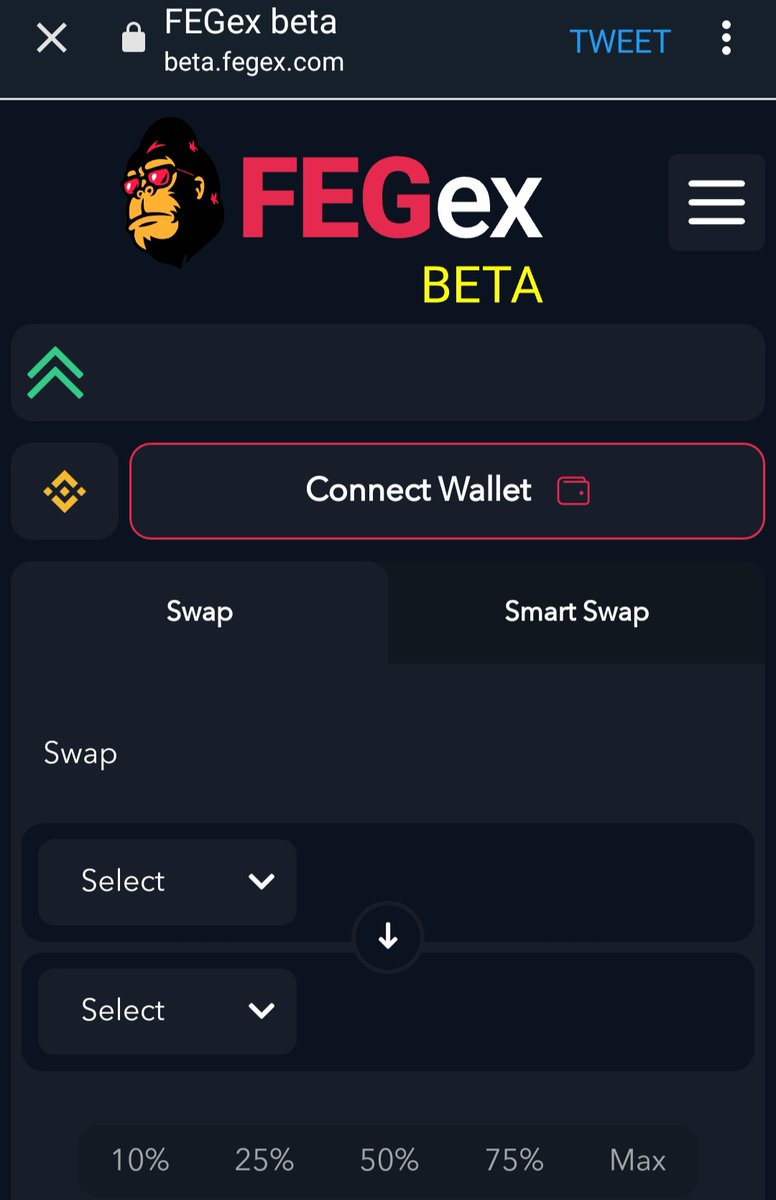 crypto_niazi's tweet photo. The NEW FEG exchange...Love it!!! 😍 #FEGexV2 #FEGexV3 #FEGex #FEG #FEGtoken #SmartDefi #UI https://t.co/xFdk7sqyDY