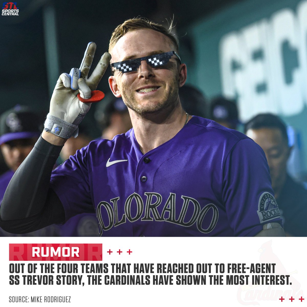 STLSprtsCntrl's tweet image. Out of the four teams that have reached out to free-agent shortstop Trevor Story, the #STLCards have shown the most interest, Mike Rodriguez reports.