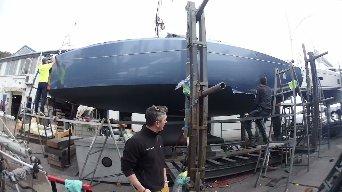 astech83's tweet image. Check out the project video for the Hanse 315 we wrapped in a 3M Ice Blue.
buff.ly/37lPqzQ

#InnovativeWraps #3MVinyl #BoatProtection #BoatStripes