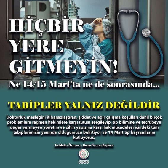 #14MartTıpBayramı kutlu olsun 💐