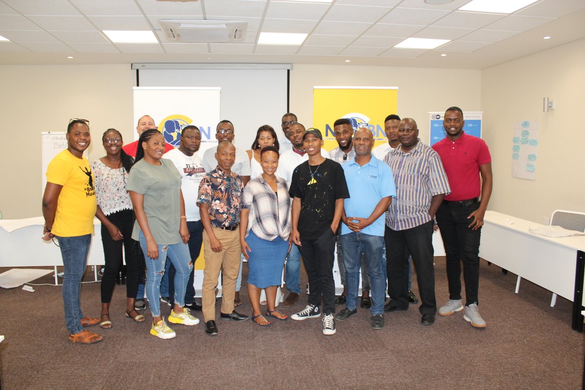 NCBN_Namibia's tweet photo. Our AGM well concluded last week Thursday as the members from member organizations smile to the 📸📸. Official statement will be out this week to introduce new members of the Board & Directorate.
#THANKS2
@DWAkademie https://t.co/M7sG3kHJpc