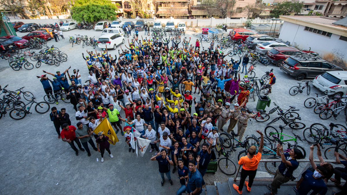 Gulaaabi's tweet photo. 28km Cycool Treasure Hunt Challenge was organised In association wit Spokes-Women today.Thanks to the whole team n organisers for coming up with such awesome ride.
#cycool #WomensDay2022 #cycoolchallenge https://t.co/lzqzcZBvJA