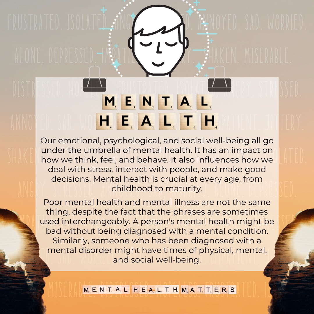 ICPMAmapua's tweet photo. [𝐌𝐞𝐧𝐭𝐚𝐥 𝐇𝐞𝐚𝐥𝐭𝐡 𝐄𝐧𝐜𝐨𝐮𝐫𝐚𝐠𝐞𝐦𝐞𝐧𝐭 𝐖𝐞𝐞𝐤] 🔔

For this week’s mental health encouragement, we will be talking about the definition of mental health, its importance to our overall health, and if it changes over time.

#PagsintaSaMapua
#COOinAction
#AbanteUS https://t.co/APpCUIE10D