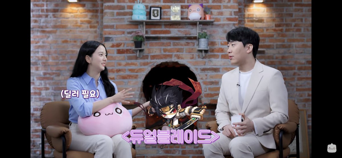 translatebp's tweet photo. She was asked to give maple story jobs to the members!
She said she played games with Jennie a lot. To catch the boss, she’d give her Dual Blade because it’s hard to control (?) and that’s something you can trust Jennie with and leave it to her
#JISOO #지수 @BLACKPINK https://t.co/DDw7ZZpGqP