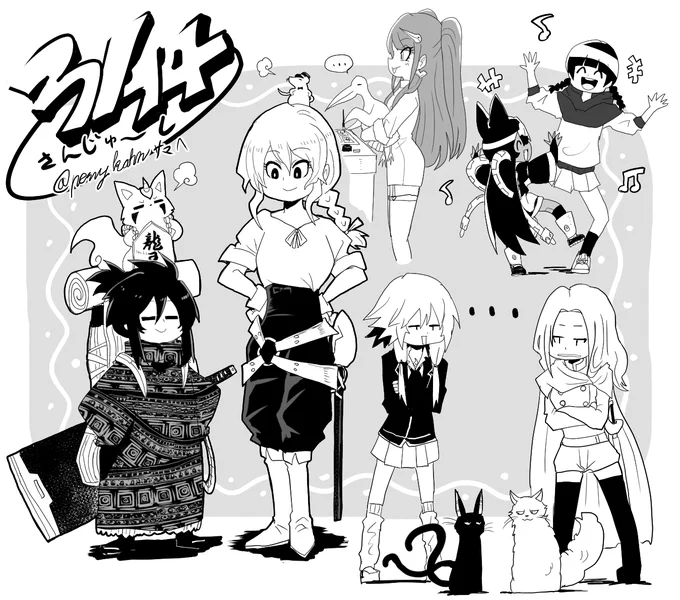 @perry_kahn
三銃士(3/14)の日なのでぺりかん様の魔女の三銃士キャラ+αの絵を描かせていただきました!(゜々゜ 三 ゜々゜)✨
勝手にスミマセン(;゜々゜) 