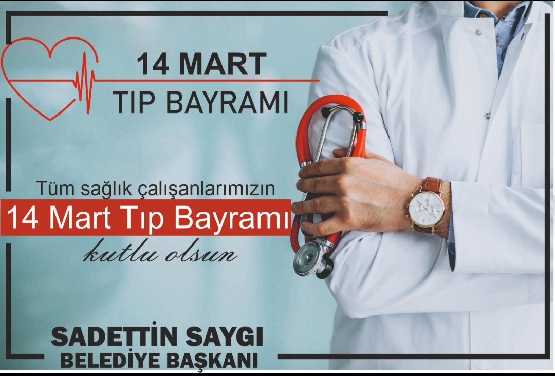 saygisadettin's tweet photo. Büyük fedakarlık göstererek çalışan tüm sağlık çalışanlarımızın 14 Mart Tıp Bayramı'nı kutluyorum.İyi ki varsınız.
#14MartTıpBayramı https://t.co/YqAGl2WQ7i
