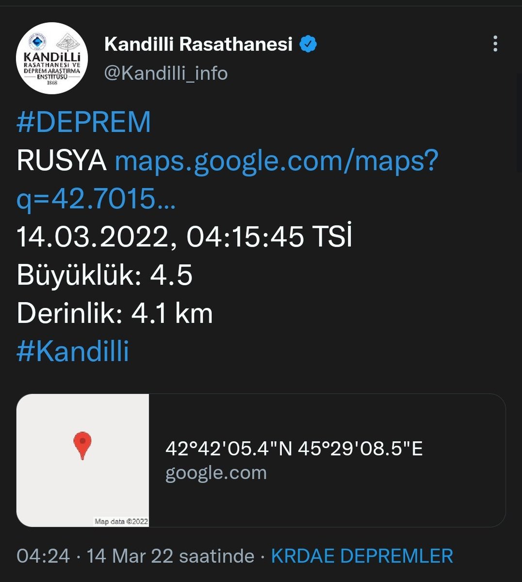 pambikcom's tweet photo. Rusya'da deprem meydana geldi

#Russia 
#deprem https://t.co/GWhovMl9bl