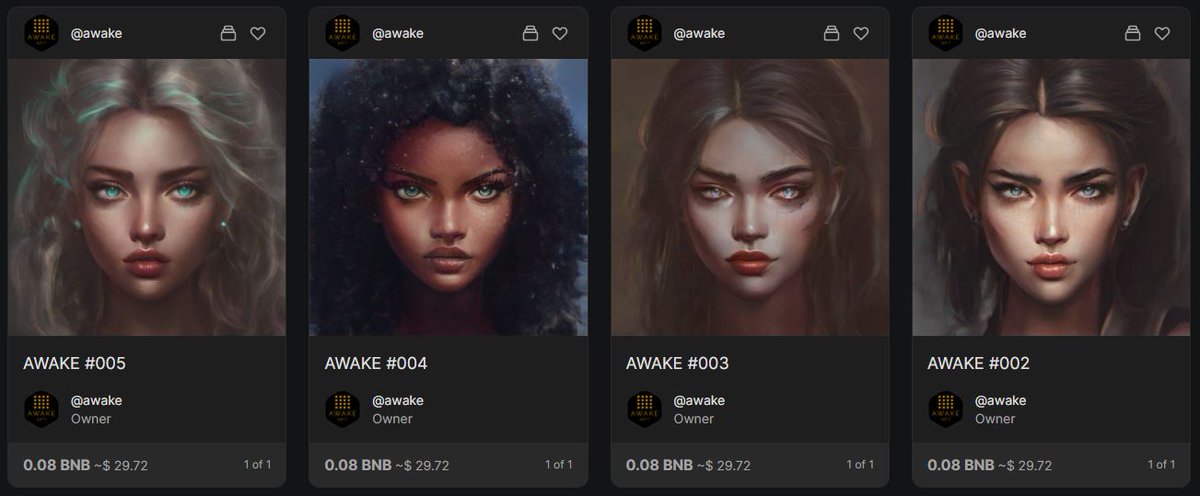 4 art still available!

0.08 Bnb only
Link : app.pentas.io/user/awake 

#pentasian #pentasio #NFTdrop #ShareTheLove #PentasNFT #PentasianSupportPentasian