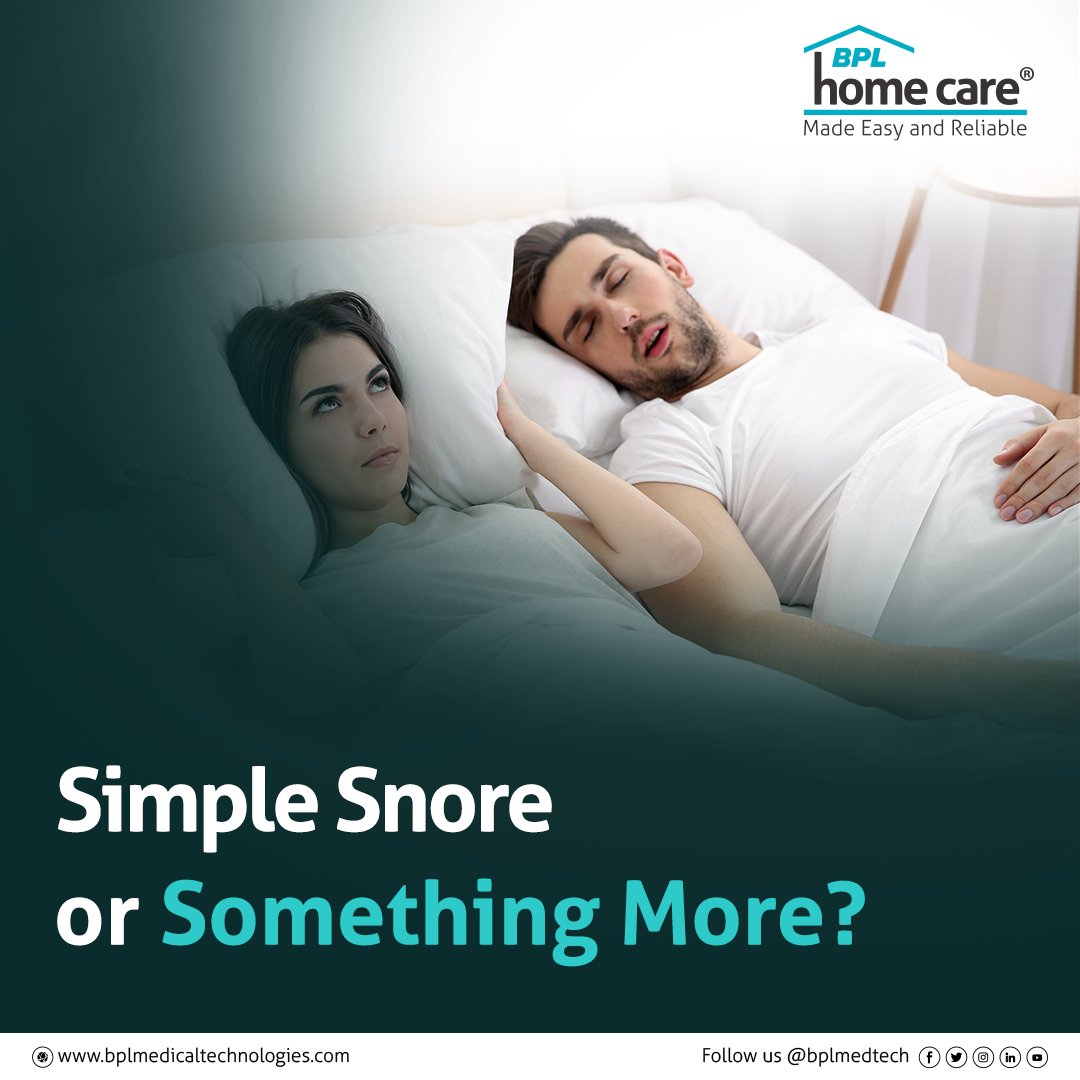 BPLMedTech's tweet photo. Don’t dismiss snoring as a normal part of ageing. The difference between sleep apnea and snoring is how you feel during the day. It’s important to see your doctor once you start snoring - to rule out sleep apnea and other serious conditions.

It's time to #WakeUpToWellness https://t.co/PtWe5unROb