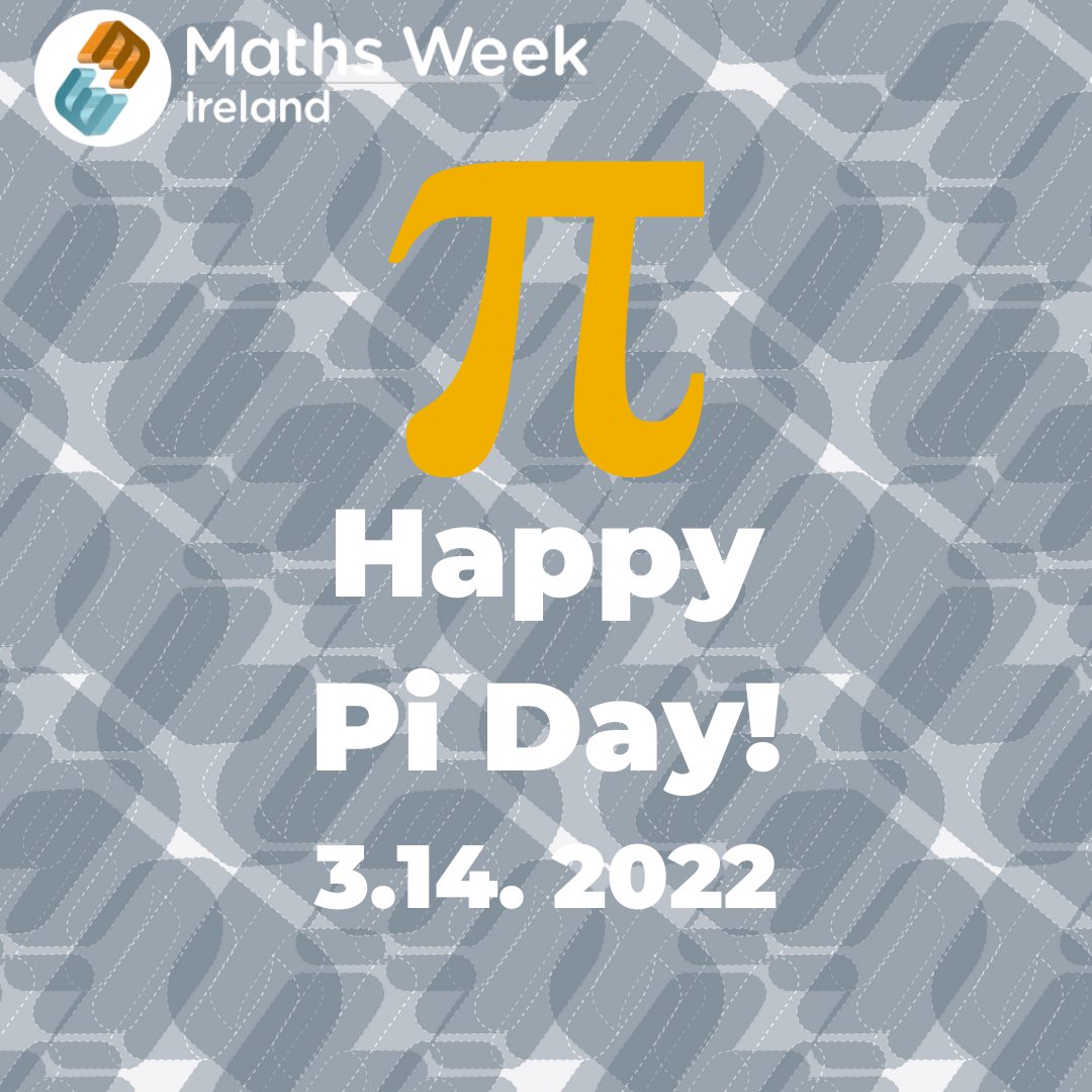 Today is Pi Day which marks the International Day of Maths across the world. Pi Day is celebrated on March 14th (3/14) around the world.
To celebrate, we have a special target boards competition running on Mathsweek.ie

mathsweek.ie/spring2022/tar…

@scienceirel <a href="/idm314/">International Day of Mathematics</a>