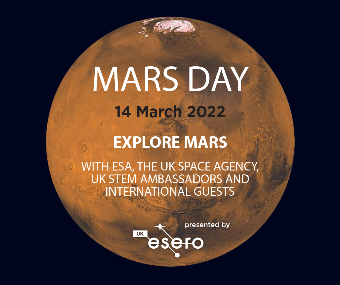 ESA__Education's tweet image. #MondayMotivation is #MarsDay22. Join @esa @ESERO_UK and partners for an incredible lineup of speakers, school activities and resources centering around Mars and our plans to explore the Red Planet. More info and to register to join (still open!): marsday.org.uk
