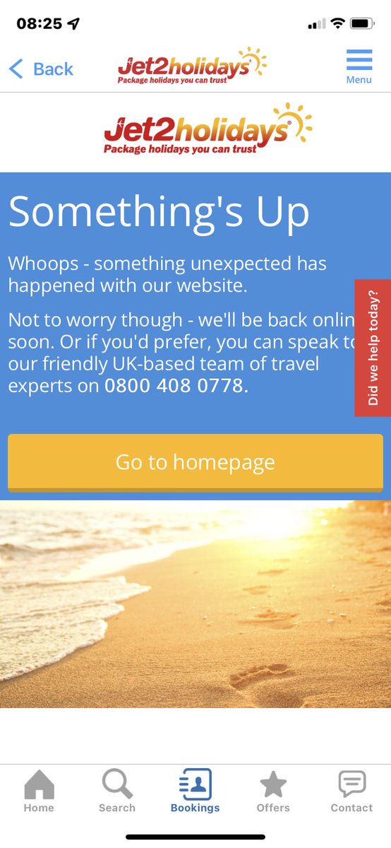 CeejayCara's tweet photo. @jet2tweets any idea when website will be up and running……… trying to make a payment since yesterday and all I keep getting is this screen https://t.co/HcuQg3W6eE