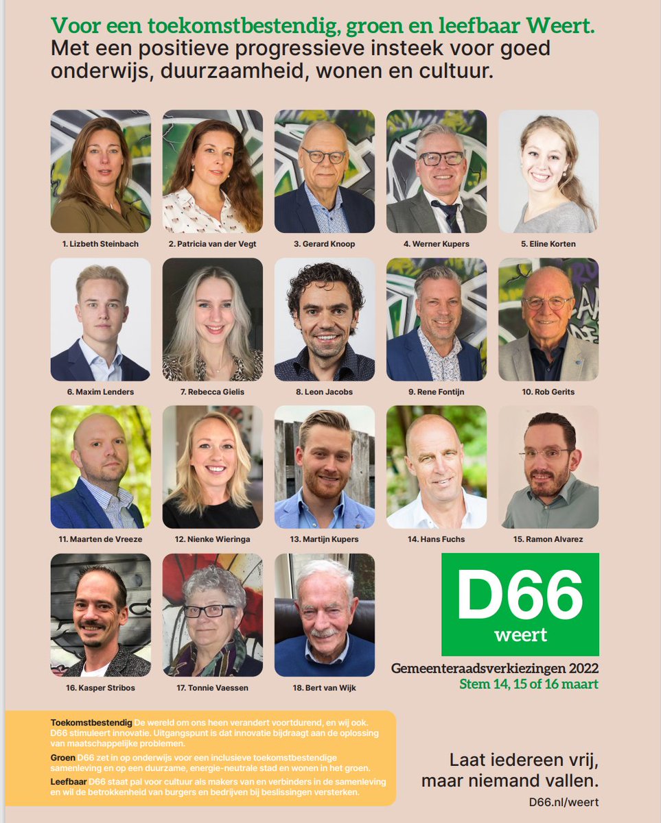 D66 Weert (@d66weert) on Twitter photo 