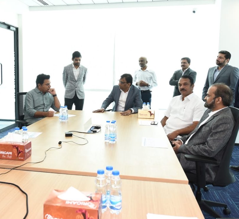 IT and Industries Minister @KTRTRS formally inaugurated <a href="/Gramener/">Gramener</a>’s new state-of-the-art development and research office in Hyderabad. Gramener is a New Jersey-based data science and storytelling company.