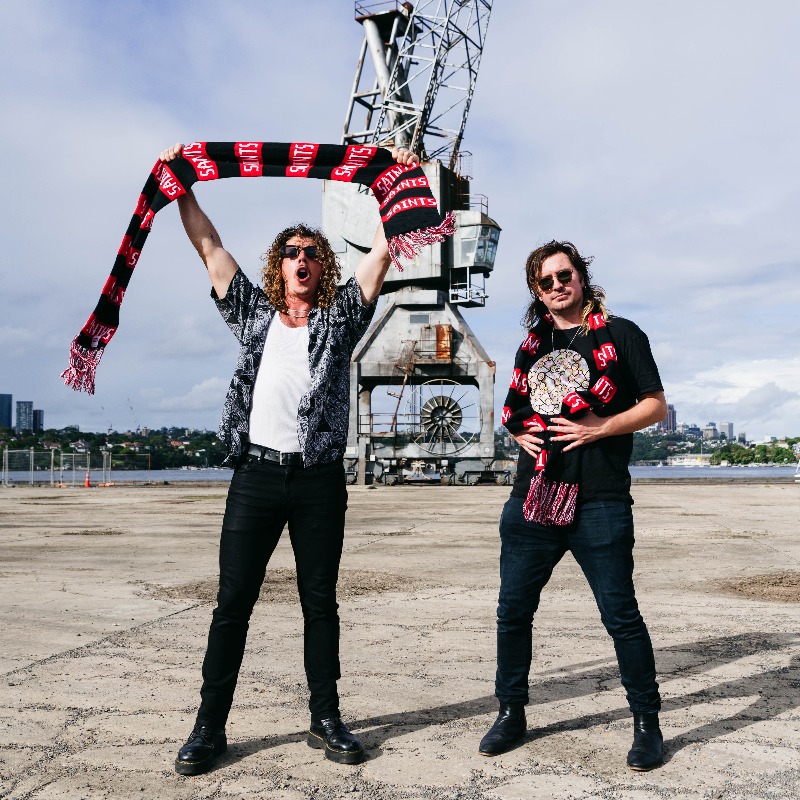 stkildafc's tweet photo. 💥 @PekingDuk are set to light up Marvel Stadium this Friday night!

Get there early, with the ARIA Award winning electronic duo performing pre-game from 7.15pm.