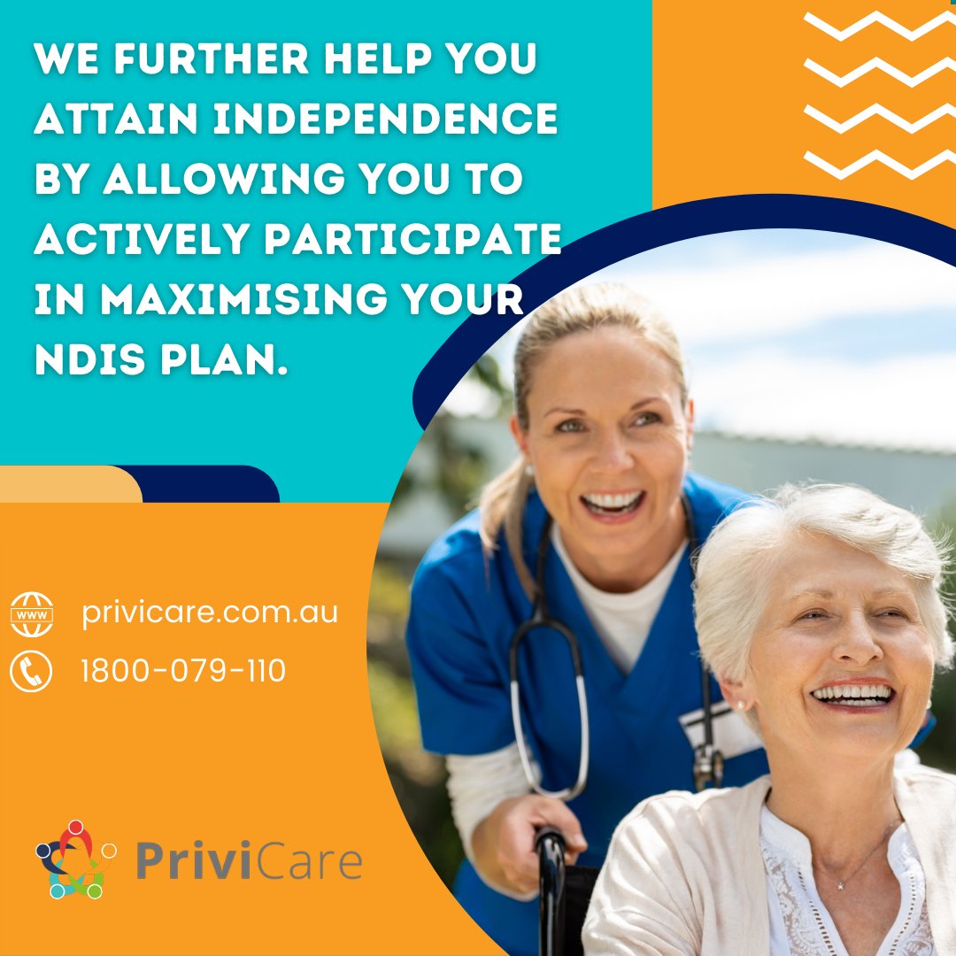 privicare's tweet photo. Our support and coaching services help participants attain independence by allowing them to actively participate in maximising their NDIS plan.
Ultimately, we want to make people happier and healthier. https://t.co/0WPo4ApMKJ