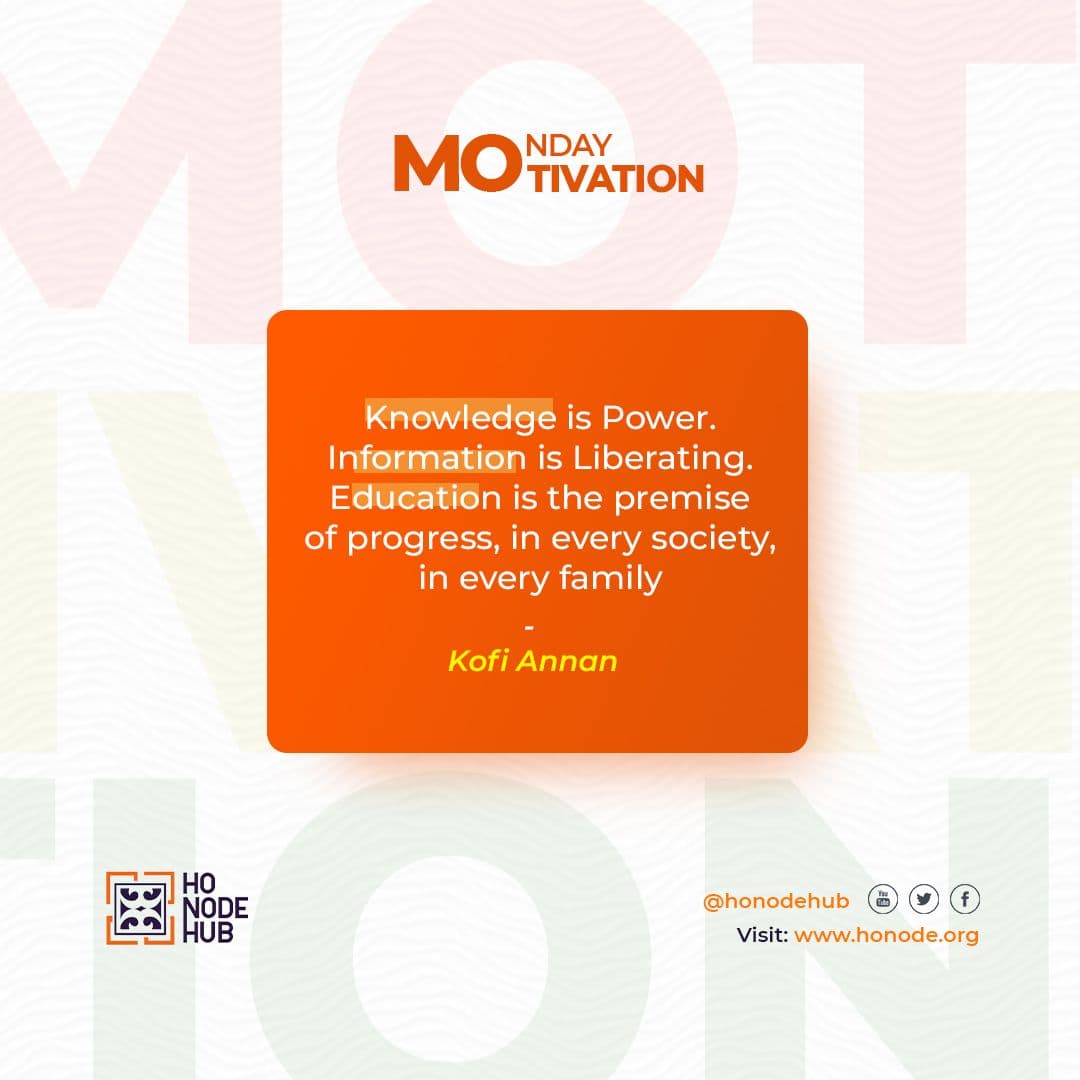 NodeEight's tweet image. Seek Knowledge, Pursue Information and Educate the Masses.

#MondayMotivation 
#mondaythoughts 
#HonodeHub
#nodeimpact