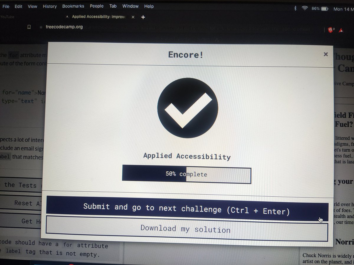 SwarnimaShriva8's tweet photo. 11:23 afternoon....done till here ..long way to go...but happy with my progress π
What are your opinions??
#freecodecamp
#codenewbie
#learning
#css
#html
#appliedvisualdesign
#responsivewebdesign
#appliedaccessibility https://t.co/lvr4s2IHPJ