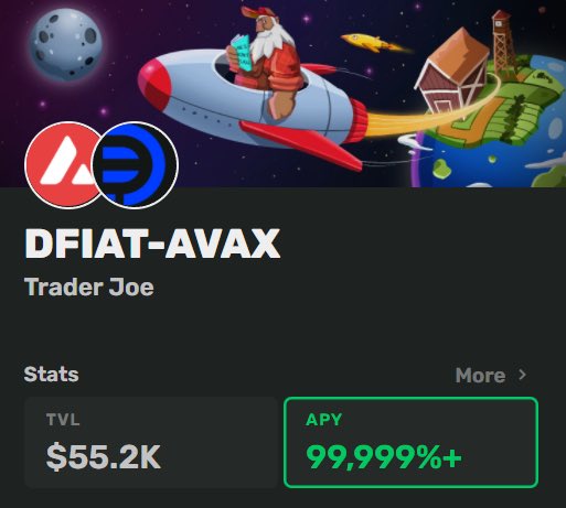 rob17hrt's tweet photo. Si tu as claim ton allocation $DFIAT sur @AvalaunchApp ne loupe pas ce pourcentage sur la pool de @yieldyak_, c’est gratuit! 🚀🔺 https://t.co/iUxEiWDg3b