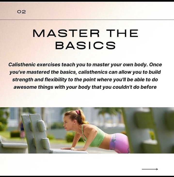 IRONFITNESS11's tweet photo. Beginners guide to calisthenics 🏋️‍♀️ https://t.co/8qgNgga8qG