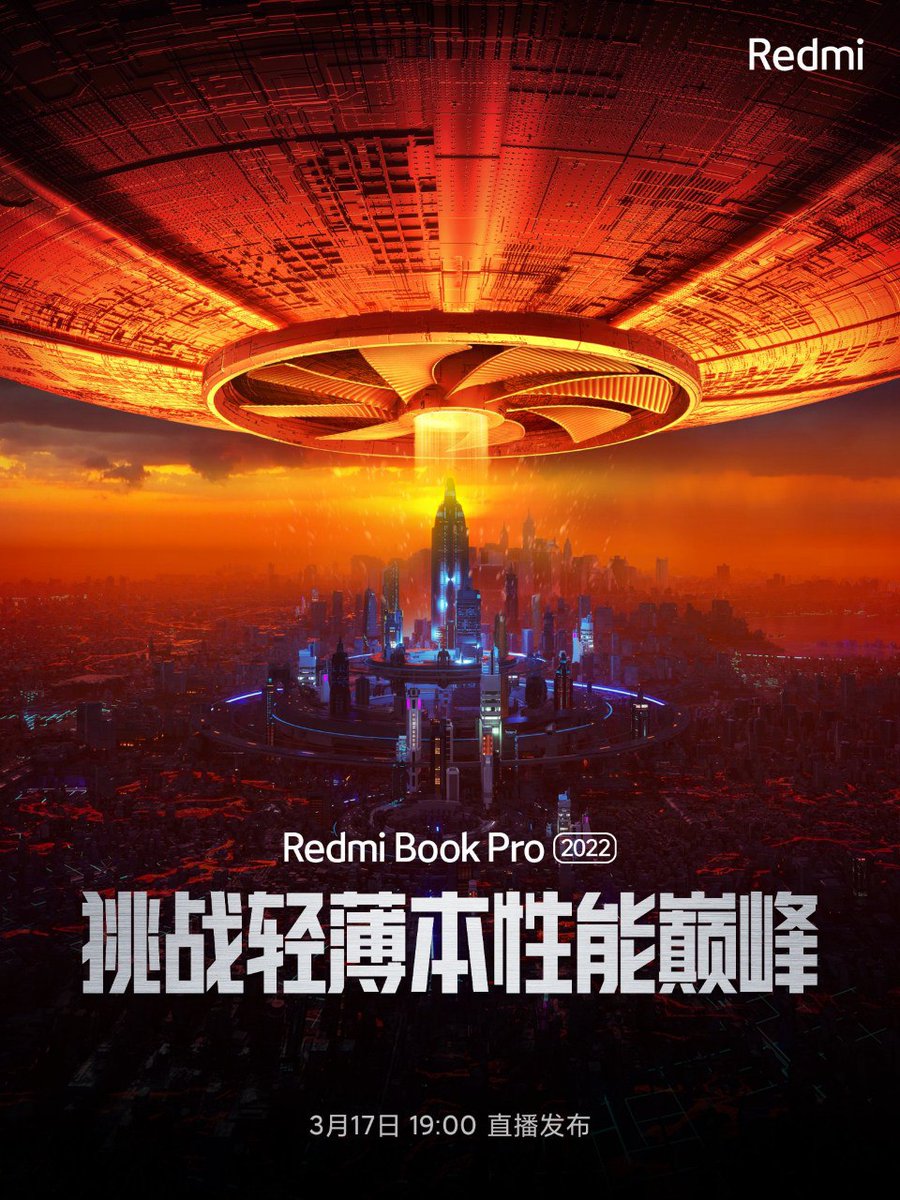 TechDocterz's tweet photo. Redmi Book Pro 2022 Launching on 17th March in China.
#Redmi #RedmiBookPro2022 #Xiaomi https://t.co/F63kjX1Bnb