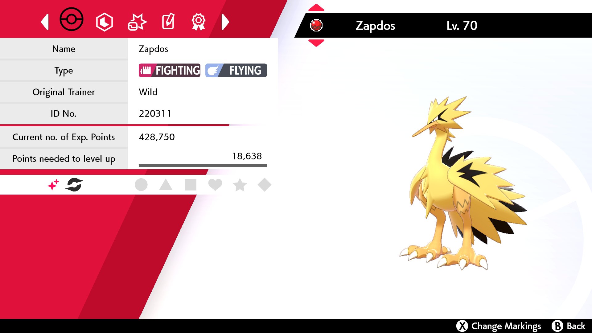 Online Competition Shiny Galarian Zapdos - Sword & Shield