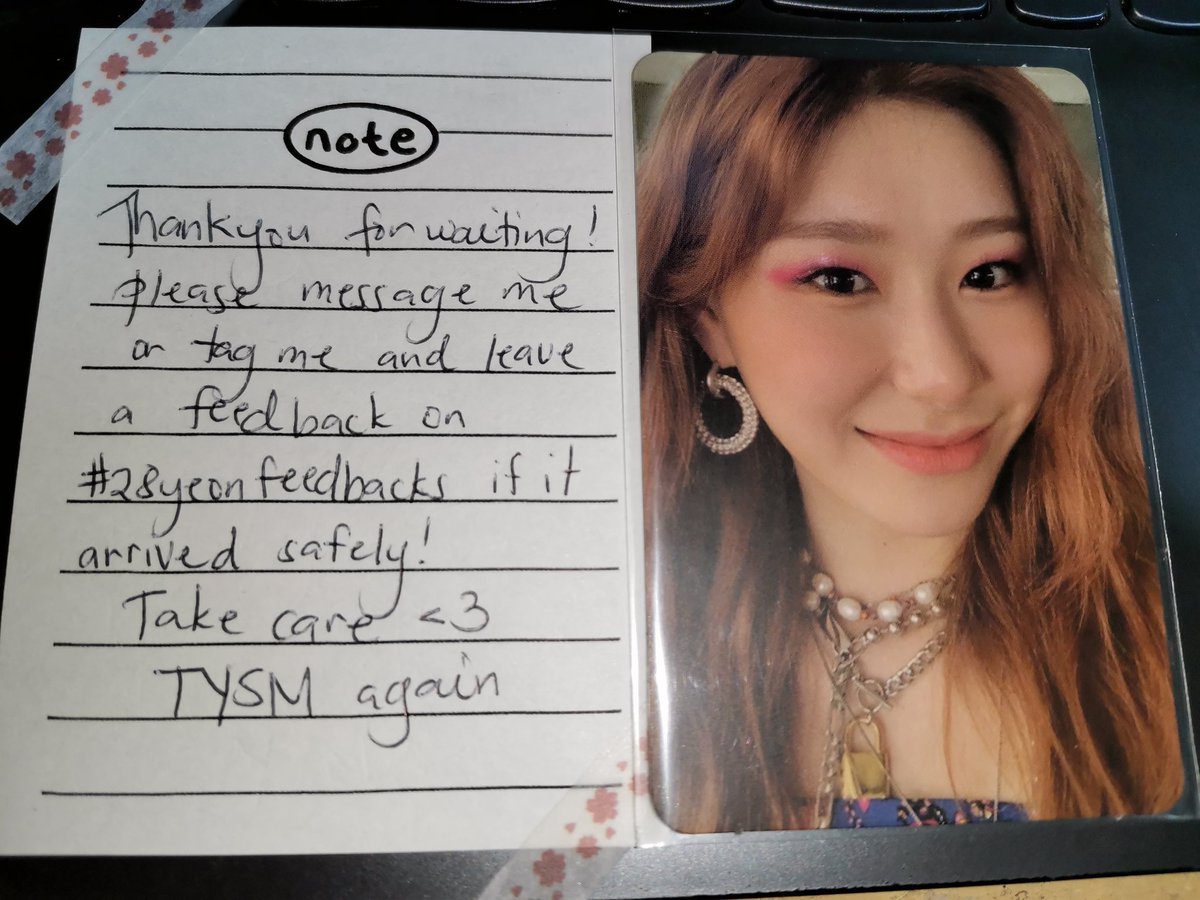 staywithchuu's tweet photo. ˗ˏˋ꒰ #lunacartmails ꒱

 ೃ⁀➷ hi^^ @28yeon_bns thank you so much for offering chaery to me^^ ackk finally umuwi na siyaa, grabe sparks niyaa😩✨thank you for packing her welll♡ 'till next time! #28yeonfeedbacks https://t.co/XoiBmP4JBw